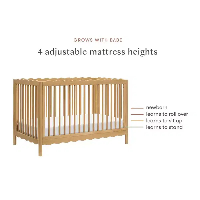 Lettino trasformabile 4 in 1 Babyletto Swell con kit di conversione in letto per bambini