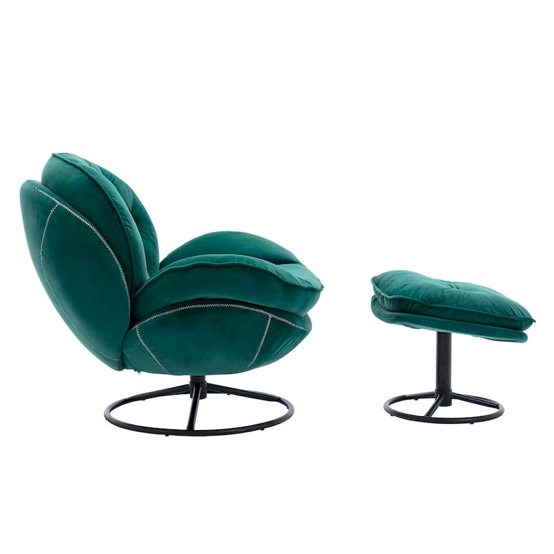 Polstersessel, TV-Sessel, Wohnzimmersessel mit Hocker