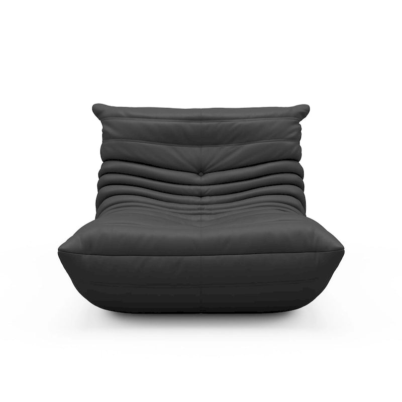 Furgle-Sofa aus Mikrofaserleder, ergonomisches Design, bequemes Bodensofa