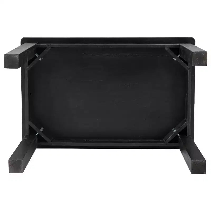 Tavolo da pranzo rettangolare in pino massello stile farmhouse Flash Furniture, 46 x 30