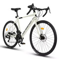 Bicicletta da corsa Whisen, telaio leggero in alluminio, freni a disco, 16 velocità, accelerazione rapida, adatta a uomini e donne