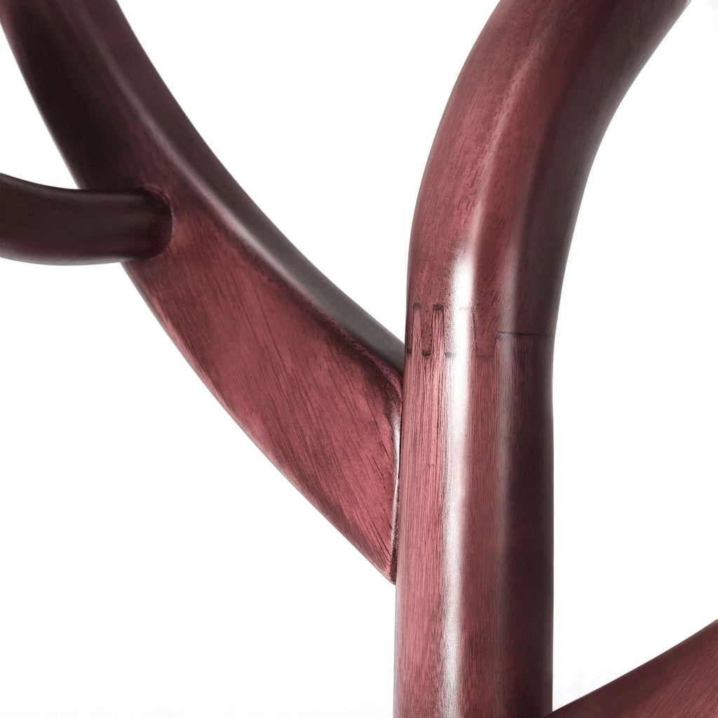 Appendiabiti autoportante in legno di gomma a forma di ramo con 8 ganci - 24.5W x 70.87H