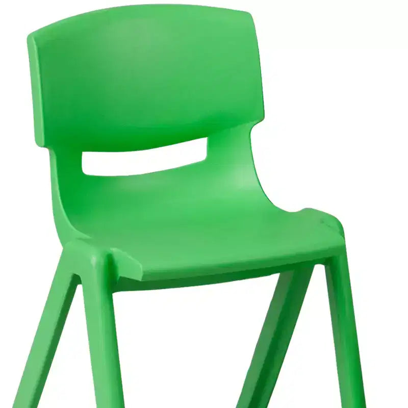 Emma und Oliver, rechteckiger höhenverstellbarer Aktivitätstisch aus Kunststoff, 23.625W x 47.25L, Set mit 6 Stühlen