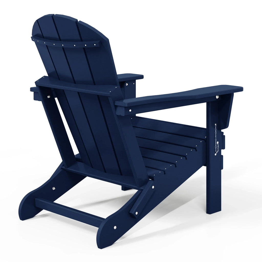 Polytrends Laguna Adirondack-Klappstuhl für die Terrasse, lichtecht und wetterbeständig