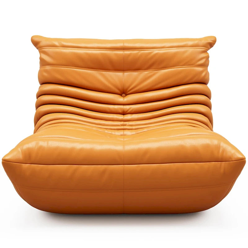 Furgle-Sofa aus Mikrofaserleder, ergonomisches Design, bequemes Bodensofa