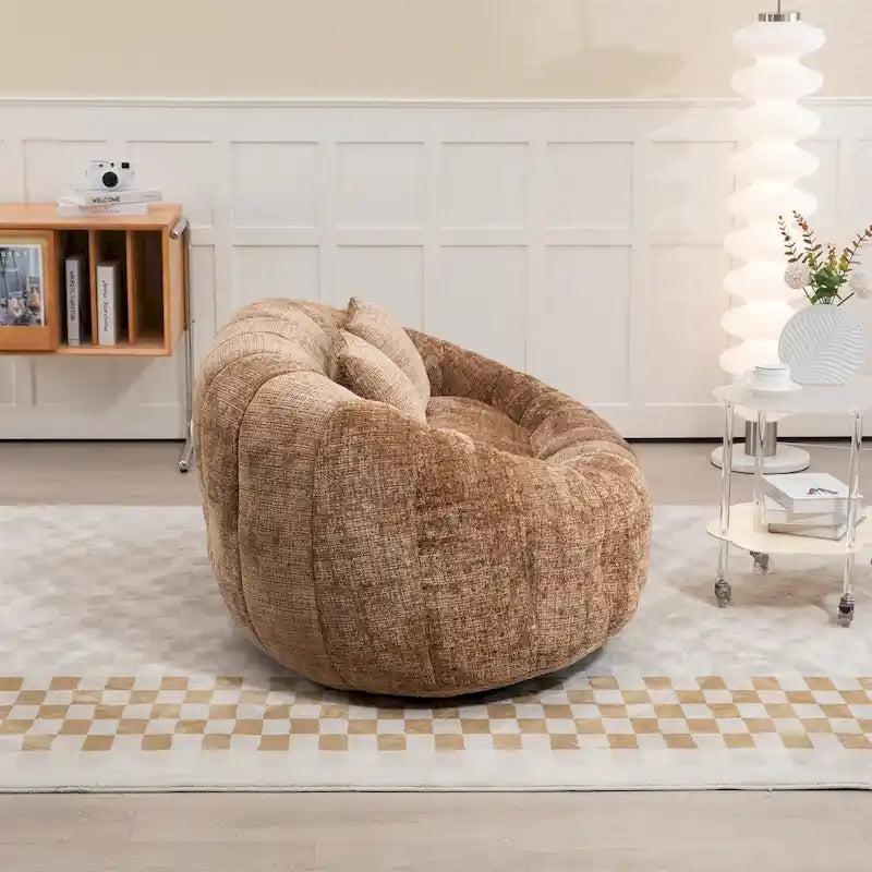 Sitzsack-Sessel aus Chenille, lässiges Sofa