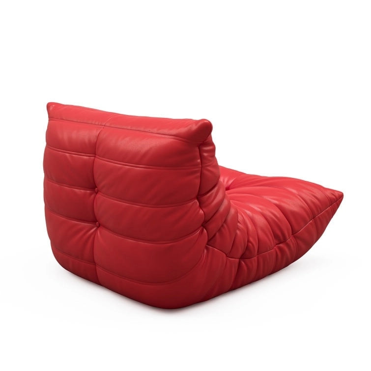 Furgle-Sofa aus Mikrofaserleder, ergonomisches Design, bequemes Bodensofa