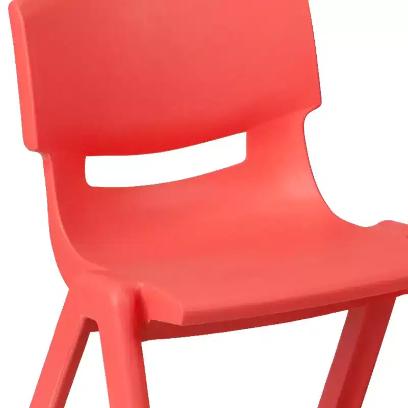 Emma und Oliver, rechteckiger höhenverstellbarer Aktivitätstisch aus Kunststoff, 23.625W x 47.25L, Set mit 6 Stühlen