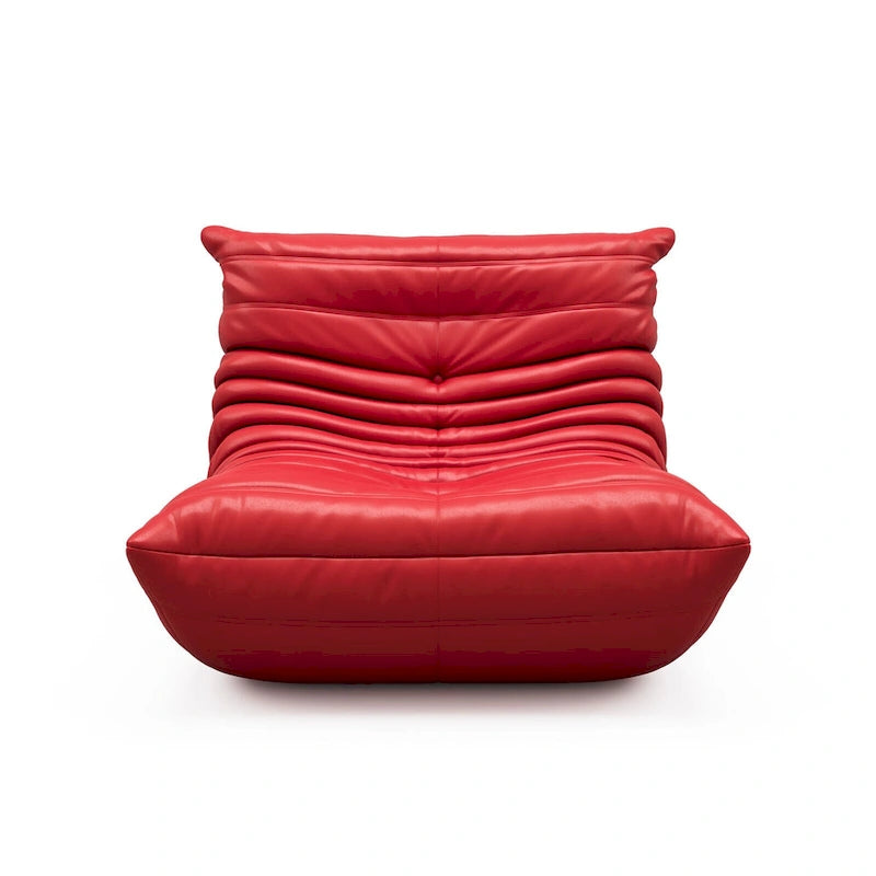 Furgle-Sofa aus Mikrofaserleder, ergonomisches Design, bequemes Bodensofa