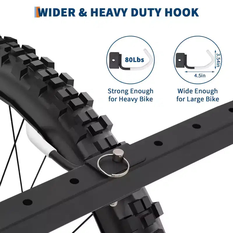 Freistehender Fahrradständer für 5 Fahrräder mit einer Tragkraft von 300 Lbs, robuster Organizer zur sicheren und stabilen Aufbewahrung von Fahrrädern in Vorgärten und Hinterhöfen
