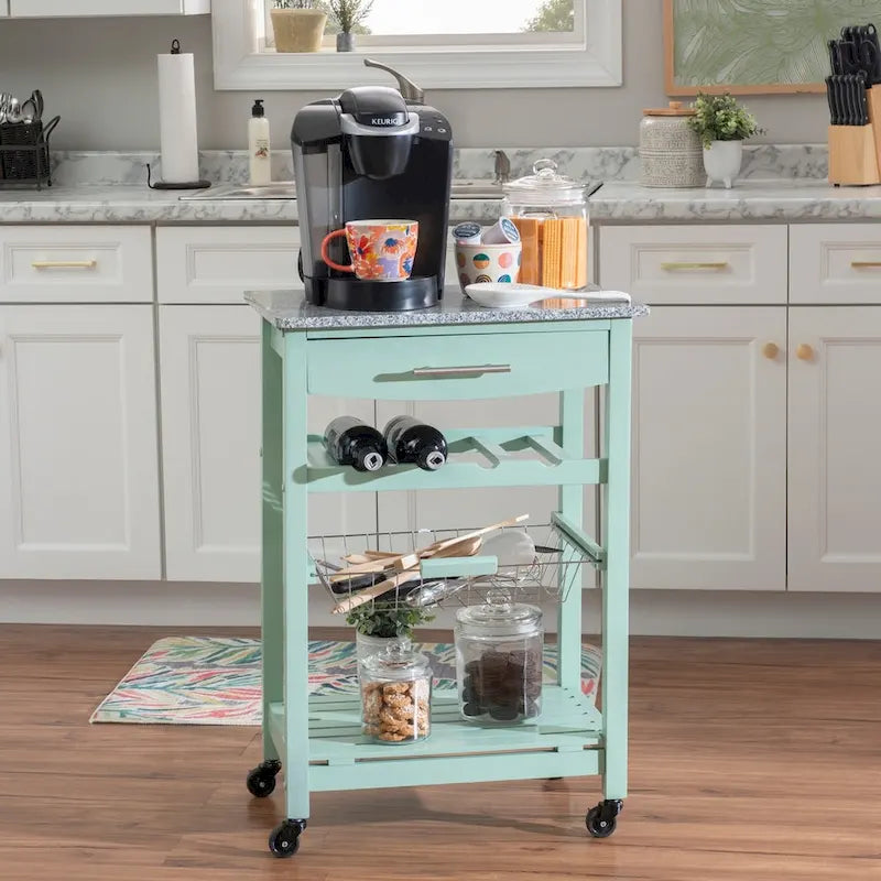 Carrello da cucina compatto e mobile Jake