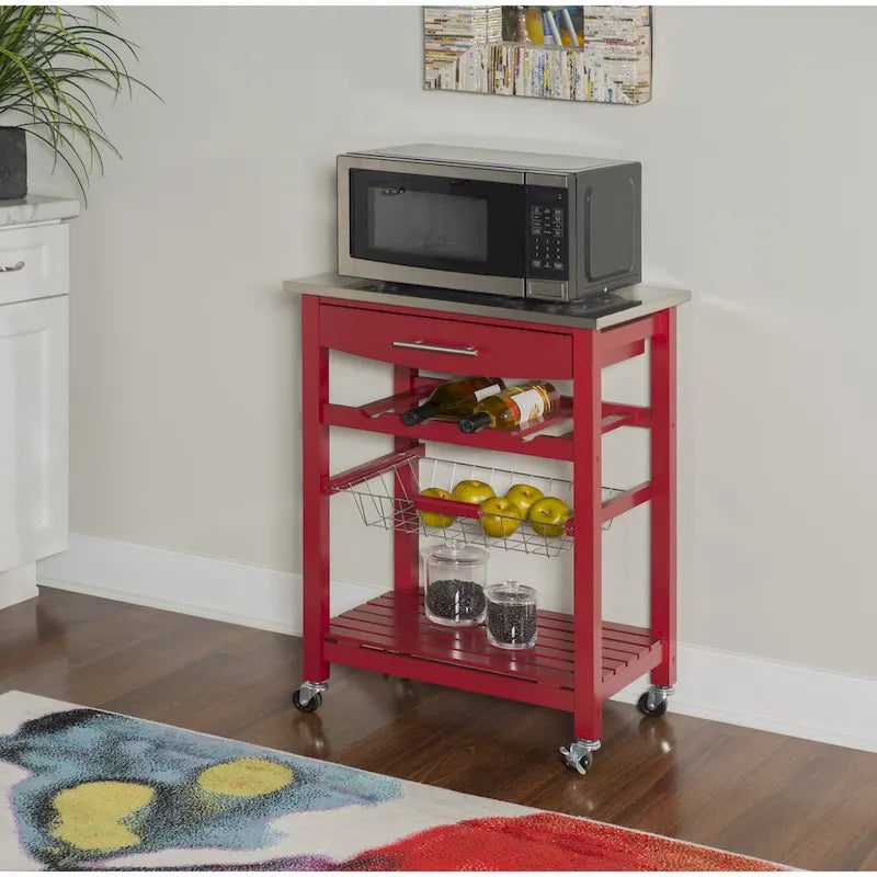 Carrello da cucina compatto e mobile Jake