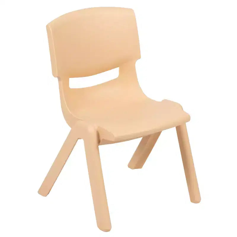 Emma und Oliver, rechteckiger höhenverstellbarer Aktivitätstisch aus Kunststoff, 23.625W x 47.25L, Set mit 6 Stühlen