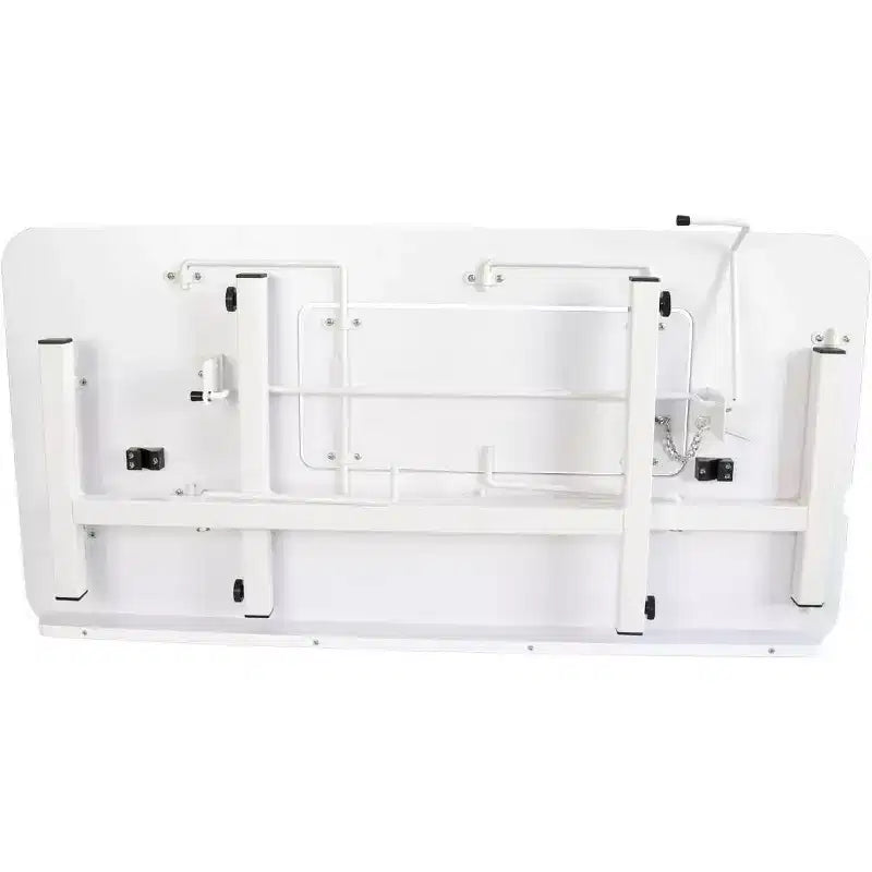 Table de couture pliante portable SewingRite SewStation 101 avec pieds en acier, blanche - idéale pour la maison, le bureau et les entreprises
