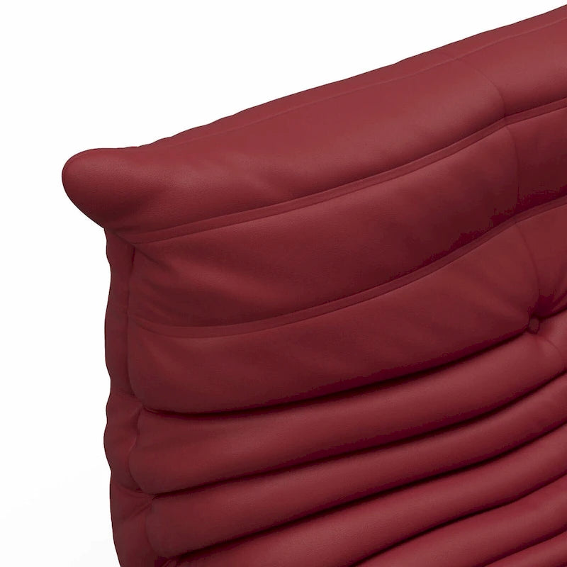 Furgle-Sofa aus Mikrofaserleder, ergonomisches Design, bequemes Bodensofa