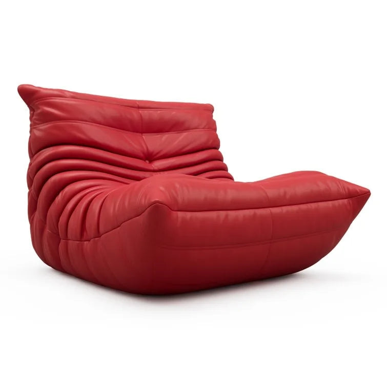 Furgle-Sofa aus Mikrofaserleder, ergonomisches Design, bequemes Bodensofa