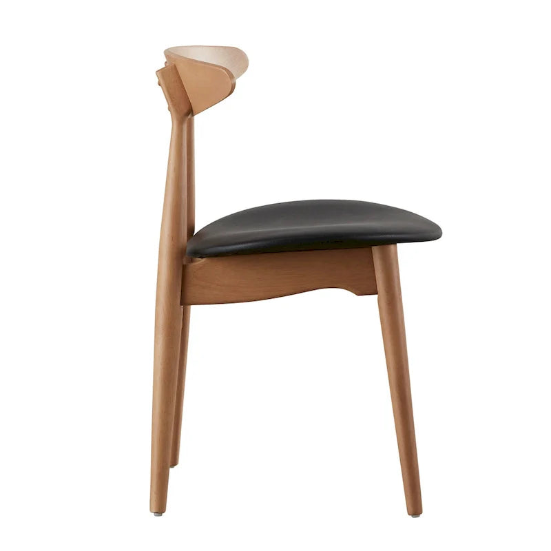 Set da pranzo in rovere norvegese danese con gambe affusolate, di iNSPIRE Q Modern
