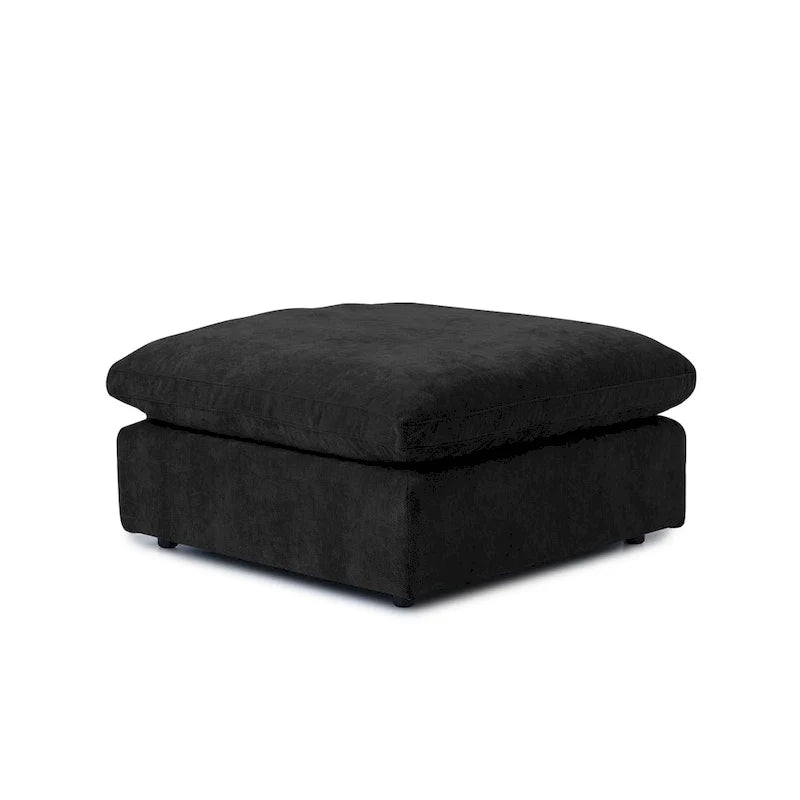 Großes Ecksofa aus Leinen für das Wohnzimmer