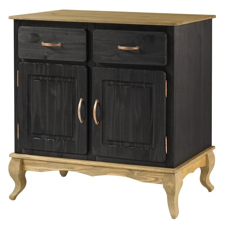 Grünes Sideboard aus Holz