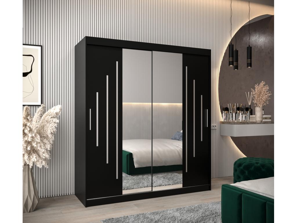 Armoire - argentée/noire (noir noir)
