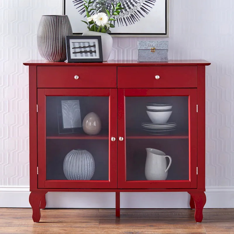Credenza/buffet con ante in vetro Copper Grove Rawdon