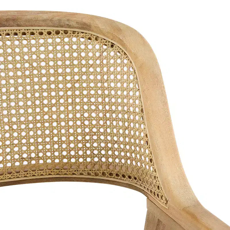 Christopher Knight Home Bennett ausziehbare Essgruppe im Mid-Century-Modern-Stil, 5-teilig, aus Holz, mit Tisch und 4 gepolsterten Stühlen mit Geflechtrücken