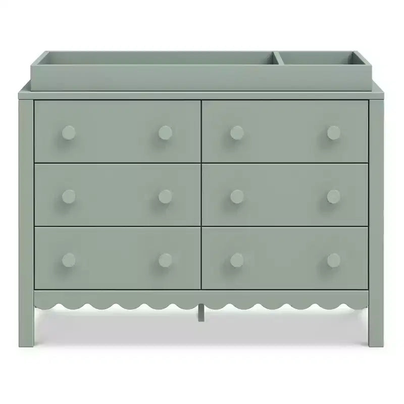 Cassettiera Scallop a 6 cassetti
