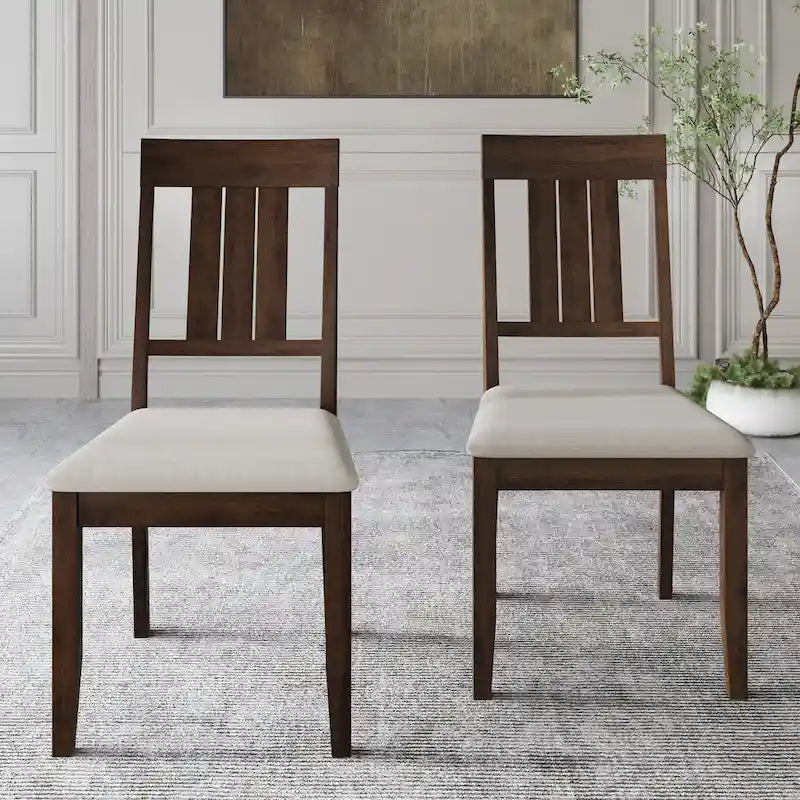 CraftPorch klassisches Esszimmer-Set aus Holz, 7-teilig