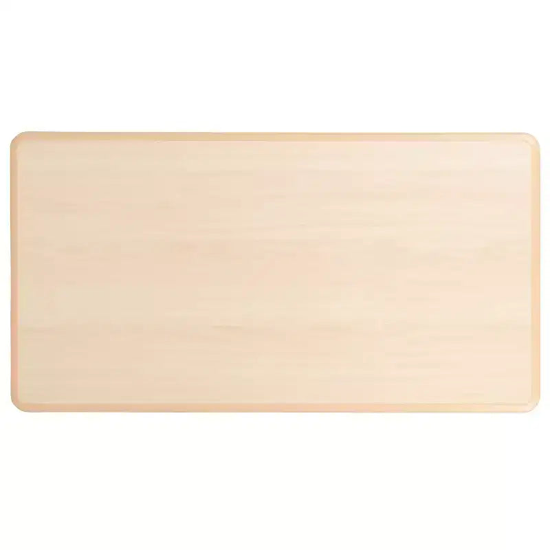 Emma und Oliver, rechteckiger höhenverstellbarer Aktivitätstisch aus Kunststoff, 23.625W x 47.25L, Set mit 6 Stühlen