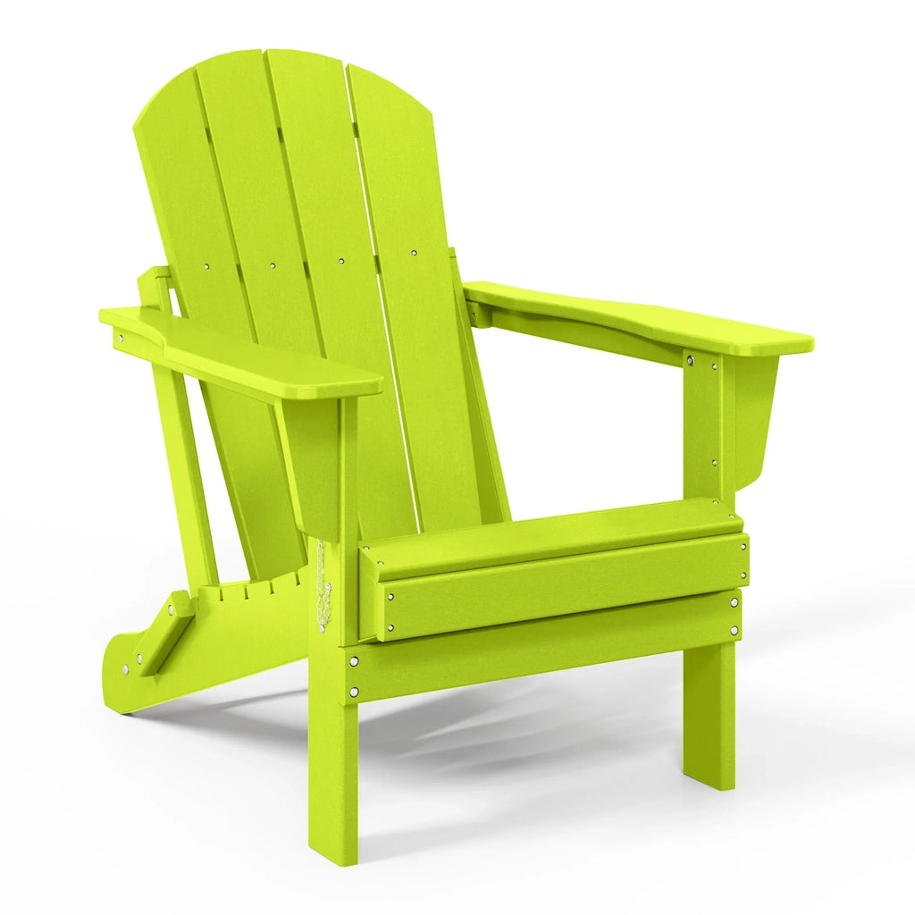Polytrends Laguna Adirondack-Klappstuhl für die Terrasse, lichtecht und wetterbeständig