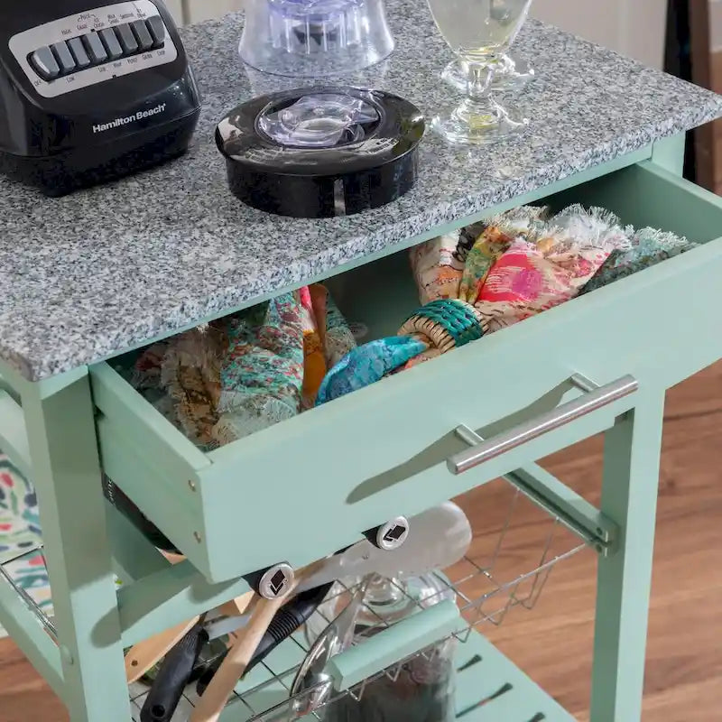 Carrello da cucina compatto e mobile Jake
