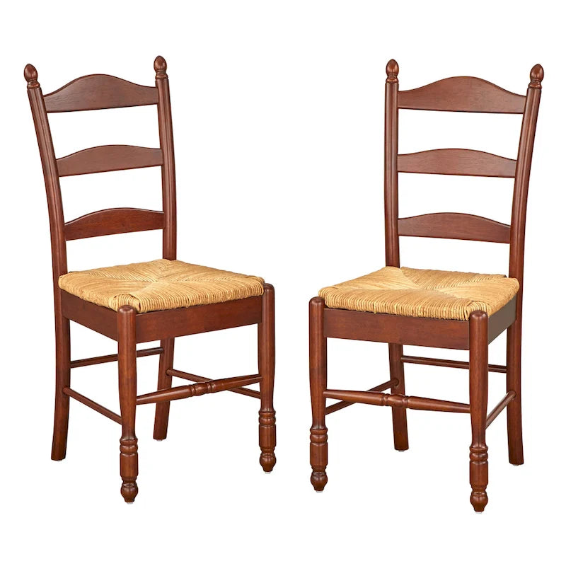Sedia da pranzo Jessie con schienale a scala Simple Living (set da 2)