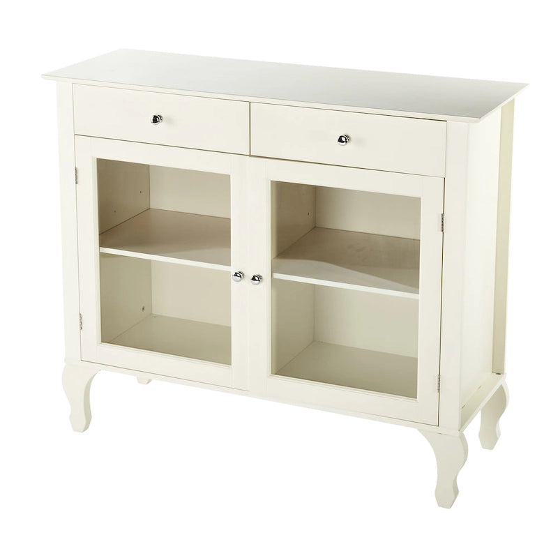 Credenza/buffet con ante in vetro Copper Grove Rawdon