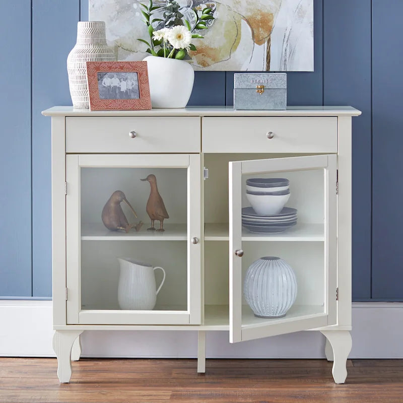 Credenza/buffet con ante in vetro Copper Grove Rawdon
