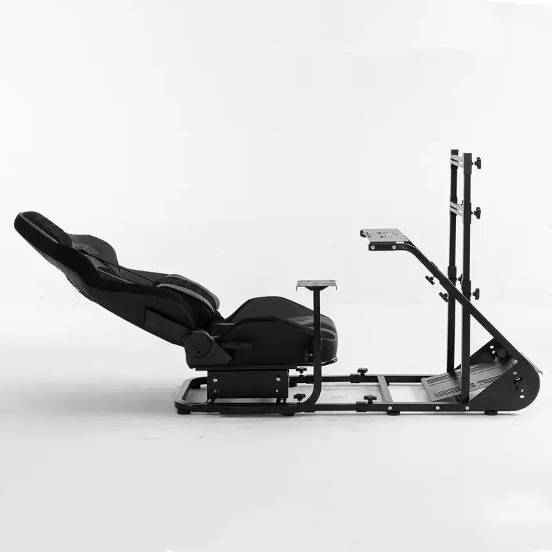 JVNOXK verstärktes, stabilisiertes Rennlenkrad-Cockpit, verstellbarer Fahrsimulator (ohne Handbremse, Pedale und Display)