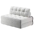 Futon pliant convertible en lit, format deux places, en velours côtelé, fauteuil-lit de sol avec coussin et soutien dorsal