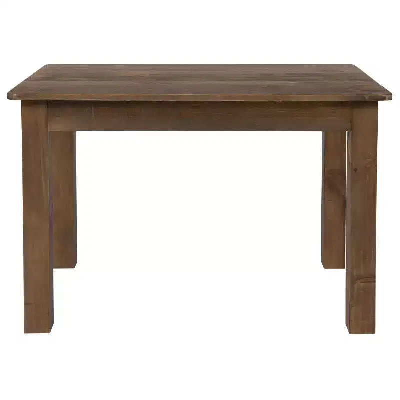 Tavolo da pranzo rettangolare in pino massello stile farmhouse Flash Furniture, 46 x 30