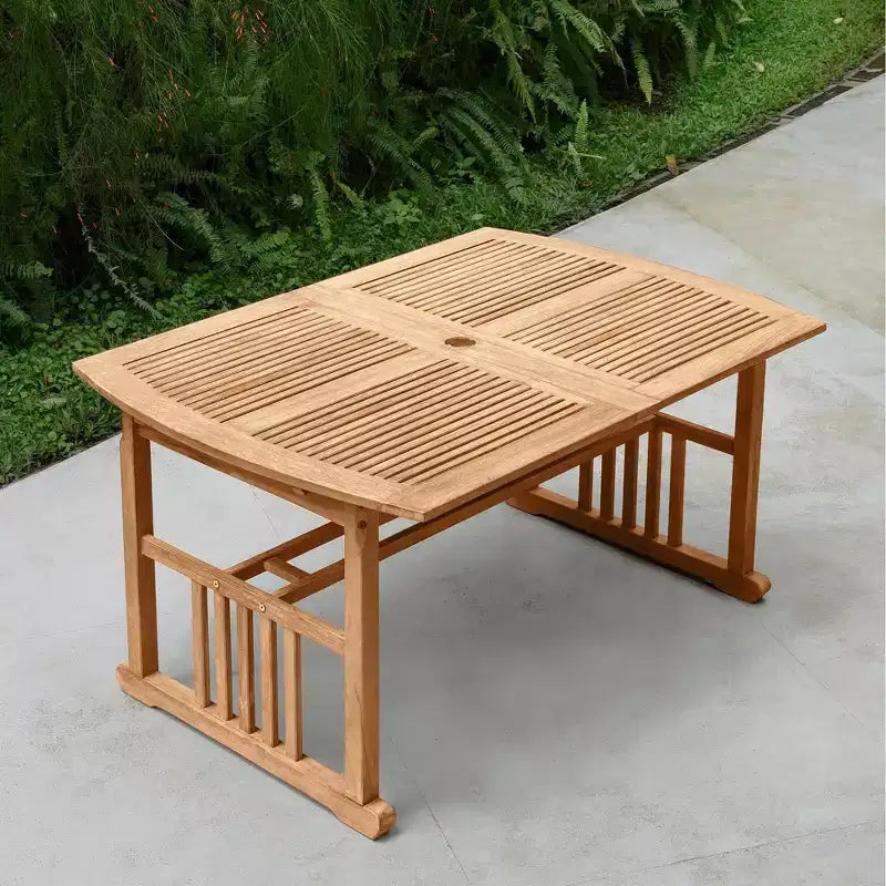 Set da pranzo da esterno in teak Sonoma Lane Merkel, 7 pezzi, con cuscini