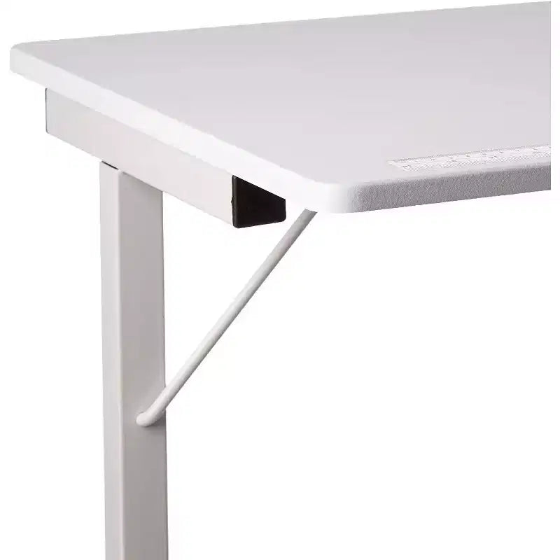 Table de couture pliante portable SewingRite SewStation 101 avec pieds en acier, blanche - idéale pour la maison, le bureau et les entreprises