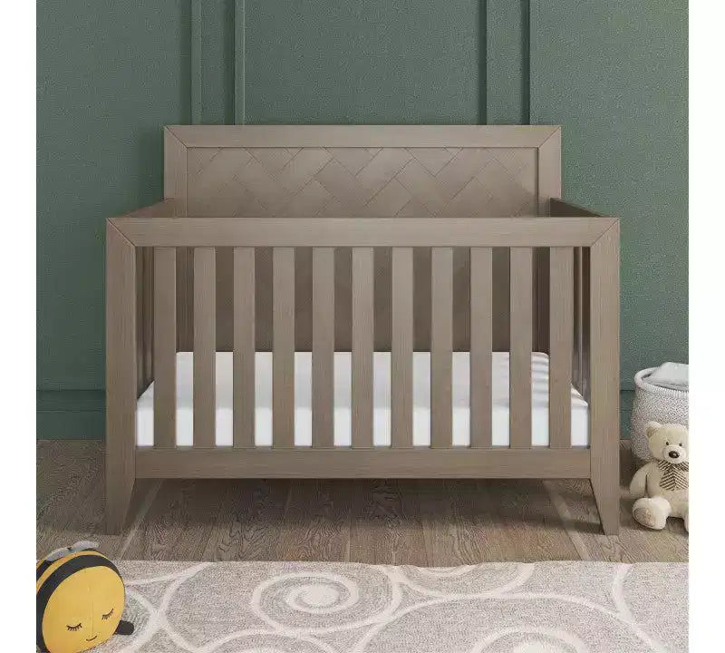 Child Craft Kieran Kinderzimmer-Set, 3-teilig, mit Babybett, Kommode und Schubladenkommode; einschließlich 4-in-1 umbaubarem Babybett