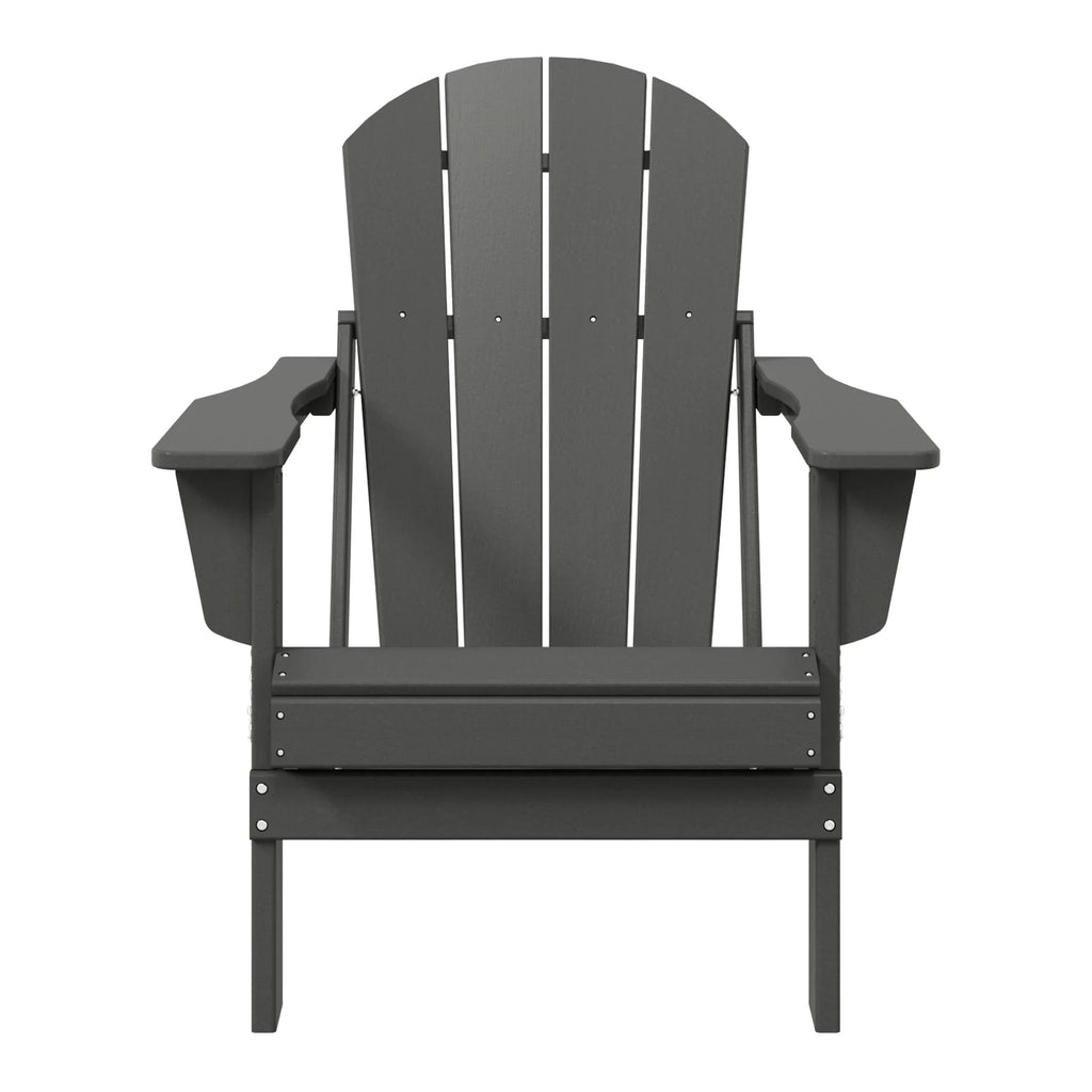 Polytrends Laguna Adirondack-Klappstuhl für die Terrasse, lichtecht und wetterbeständig
