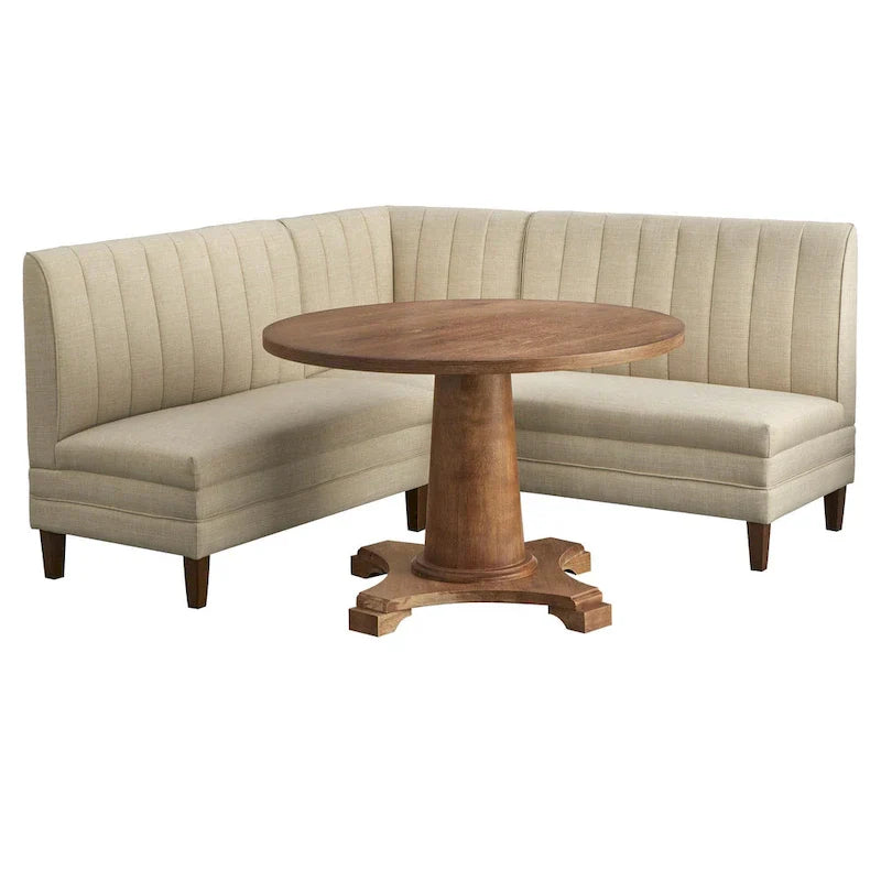 Set da banquette imbottita Lifestorey Kerrington a 3 pezzi con schienale trapuntato