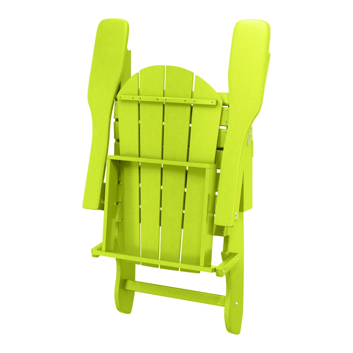 Polytrends Laguna Adirondack-Klappstuhl für die Terrasse, lichtecht und wetterbeständig