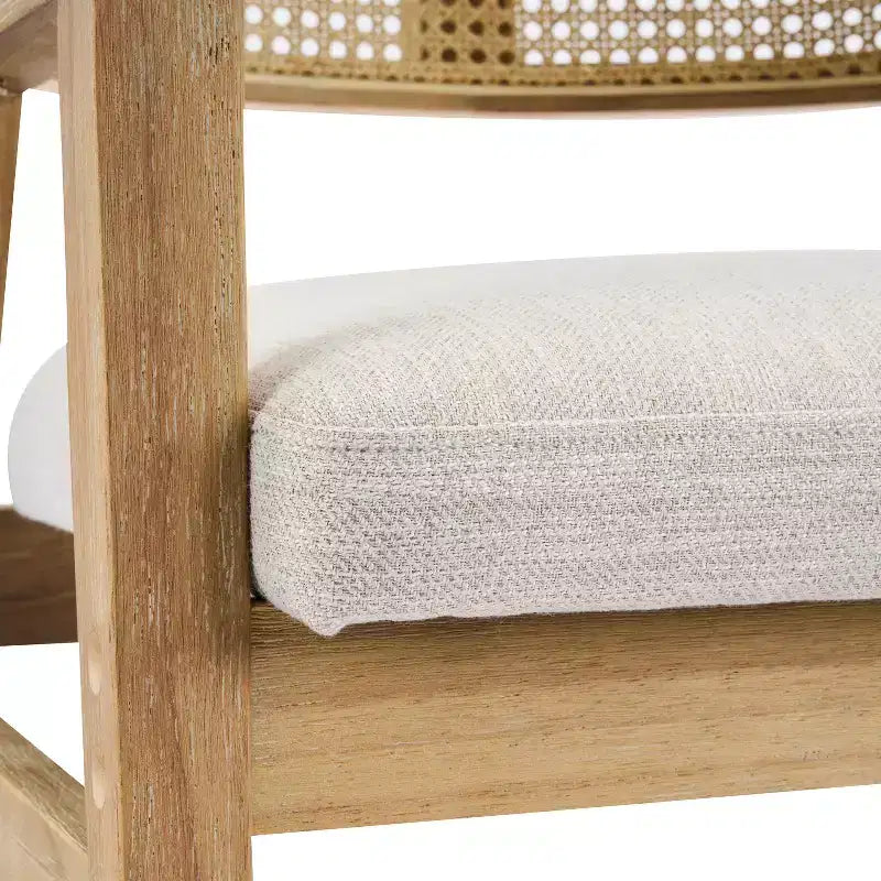 Christopher Knight Home Bennett ausziehbare Essgruppe im Mid-Century-Modern-Stil, 5-teilig, aus Holz, mit Tisch und 4 gepolsterten Stühlen mit Geflechtrücken