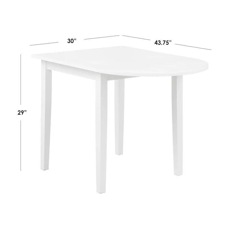 Simple Living Essgruppe im Landhausstil mit Klapptisch, 3-teilig