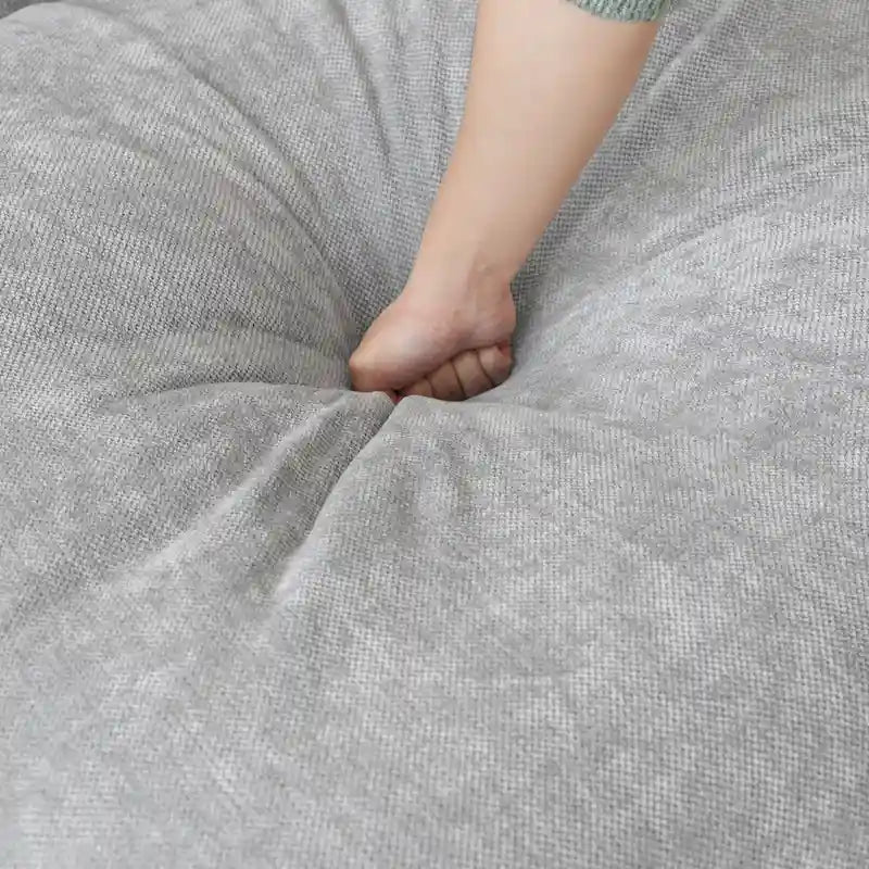Großes Ecksofa aus Leinen für das Wohnzimmer