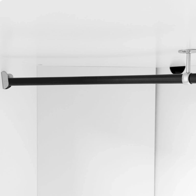 Polygon-Eckkleiderschrank mit 2 Türen