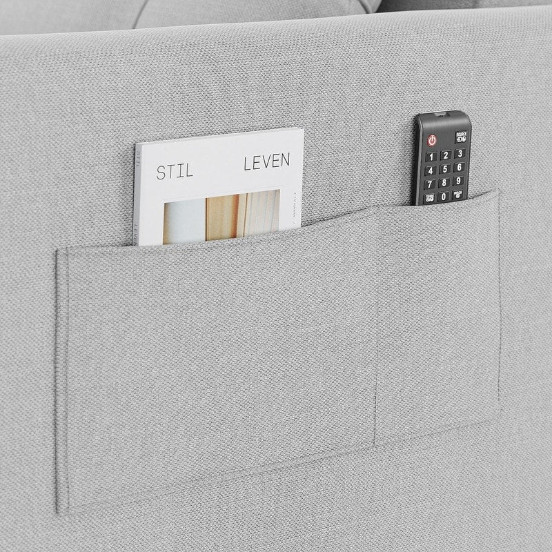 Divano letto trasformabile 3 in 1 con schienale regolabile, poltrona-divano estraibile, letto pieghevole convertibile per soggiorno
