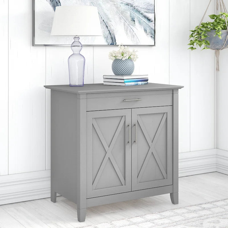 Key West secretaire met opbergkast van Bush Furniture