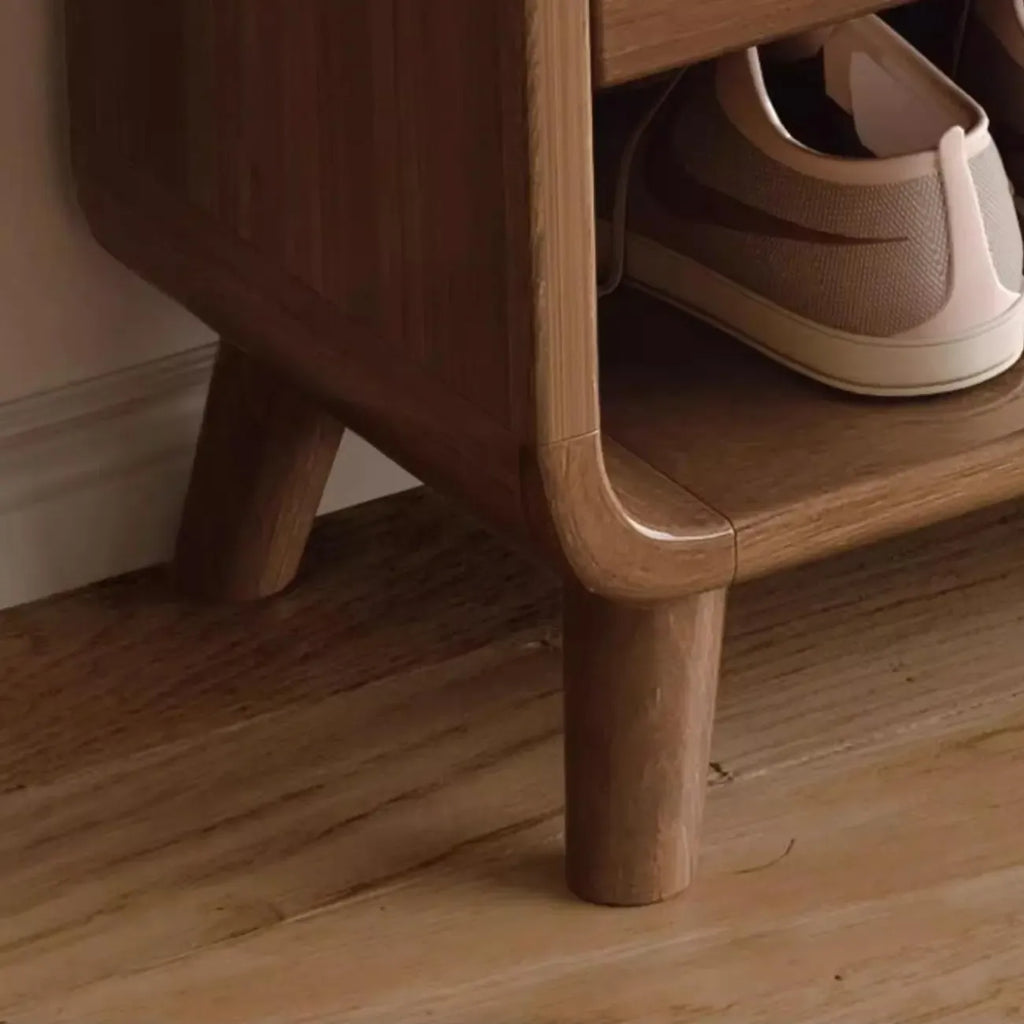 Mobile portascarpe medio in legno per corridoio, stile moderno